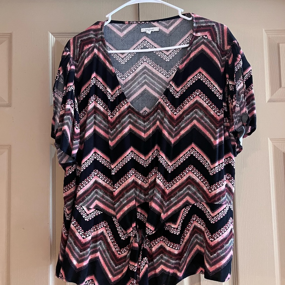Maurices chevron blouse